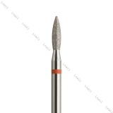 Fresa Diamante Fiamma Ø2,1mm Anello Rosso LL 8,0mm