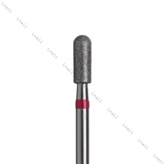 Fresa Diamante Cilindro Ø3,3mm Anello Rosso LL 8,0mm