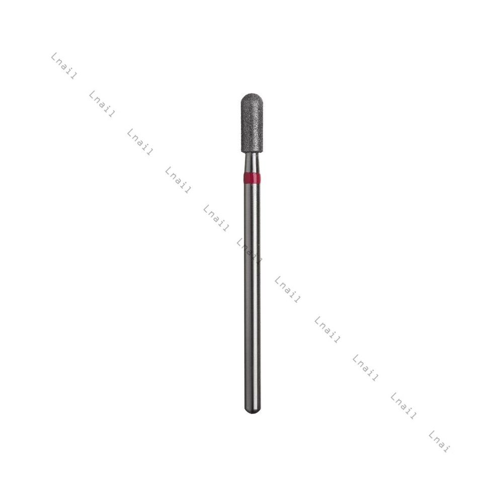 Fresa Diamante Cilindro Ø3,3mm Anillo Rojo LT 8,0mm