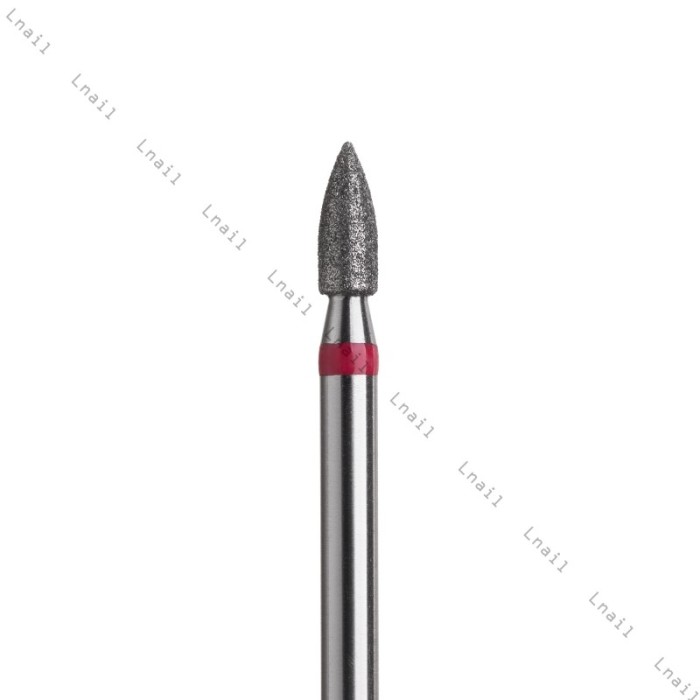 Diamond Bit Bullet Ø2.3mm Red Ring WL 6.0mm