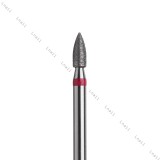 Fresa Diamante Bullet Ø2,3mm Anello Rosso LL 6,0mm