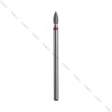 Fresa Diamante Bullet Ø2,3mm Anello Rosso LL 6,0mm