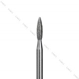 Fresa Diamante Fiamma Ø2,3mm Anello Blu LL 8,0mm