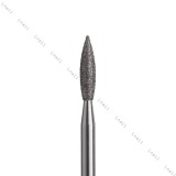 Diamond Bit Flame Ø2.5mm Blue Ring WL 10.0mm