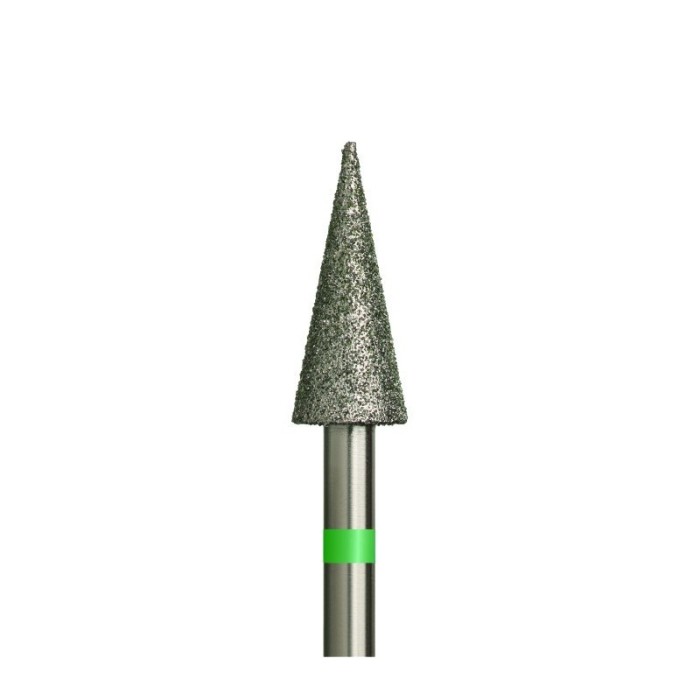 Diamond Bit Needle Ø5.0mm Green Ring WL 12.0mm