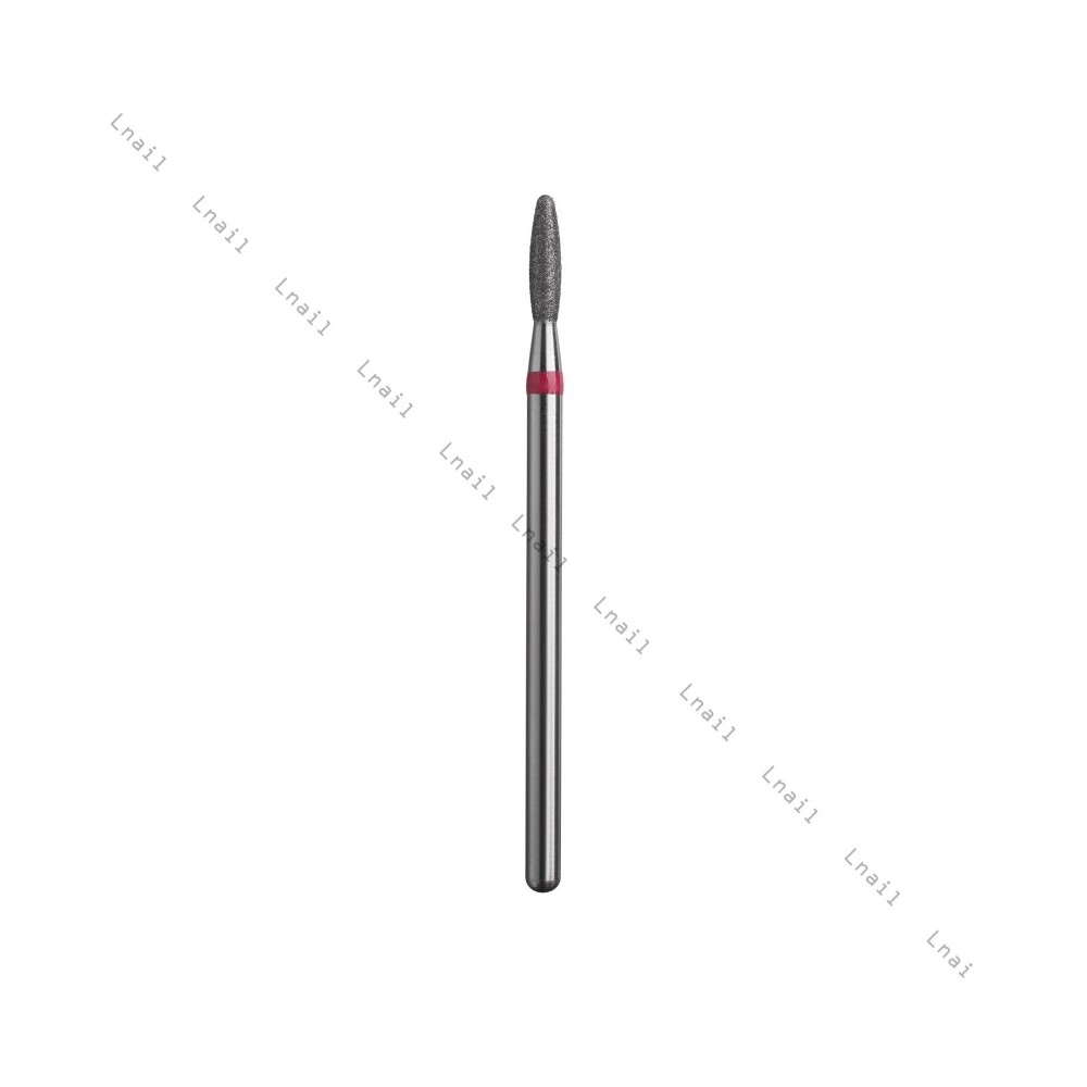 Fresa Diamante Fiamma Ø2,1mm Anello Rosso LL 8,0mm