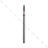 Fresa Diamante Fiamma Ø2,1mm Anello Rosso LL 8,0mm