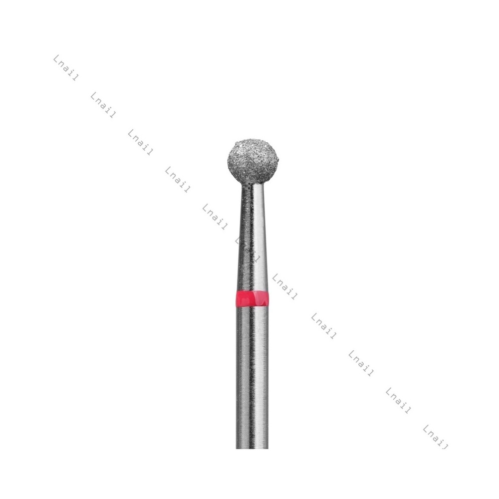 Fresa Diamante Bola Ø3,5mm Anillo Rojo
