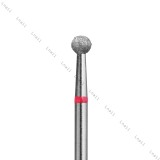 Fresa Diamante Sfera Ø3,5mm Anello Rosso