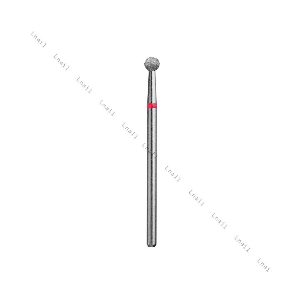 Fresa Diamante Sfera Ø3,5mm Anello Rosso