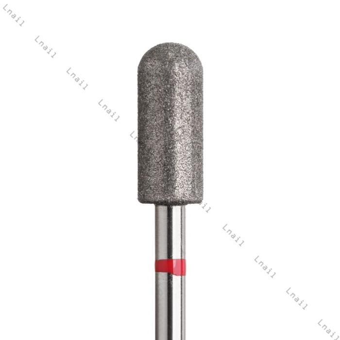 Diamantfräser Zylinder Ø5,0mm Roter Ring AL 12,0mm