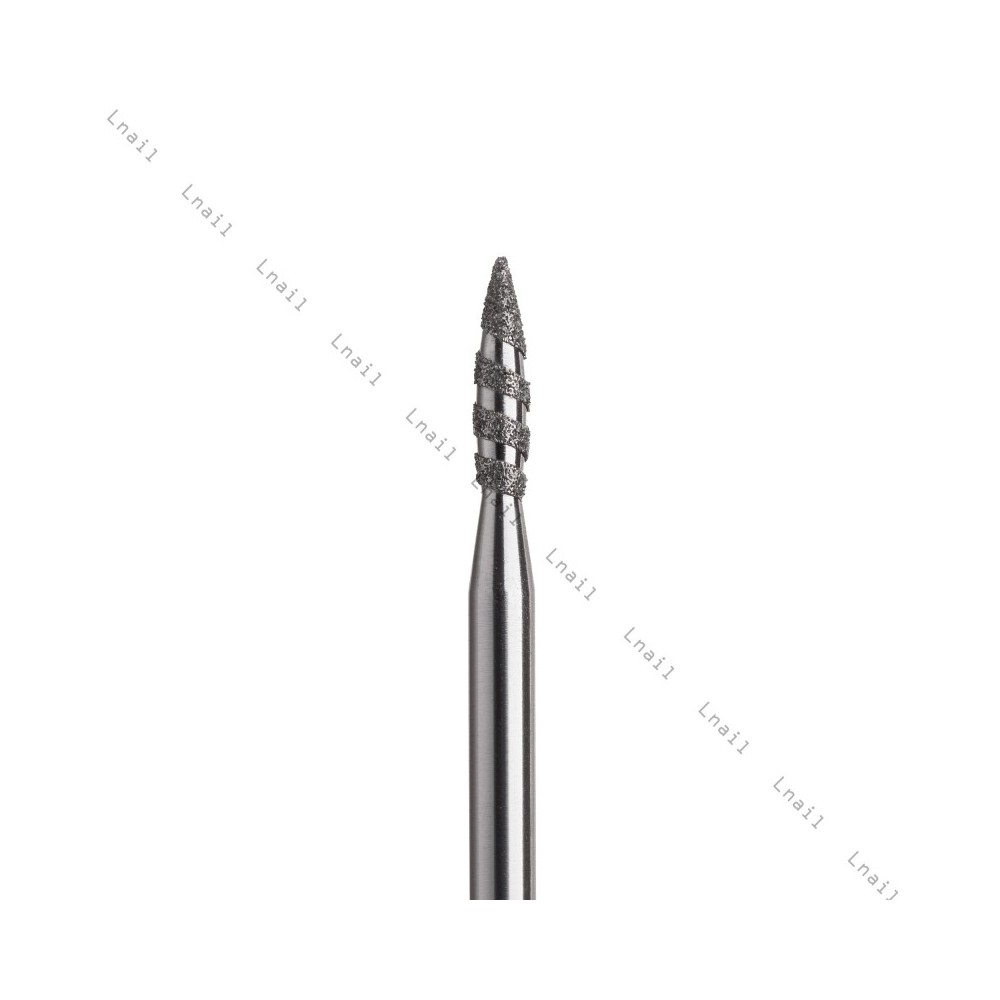 Fresa Diamante Tornado Ø2,1 mm Anillo Azul LT 8,0 mm