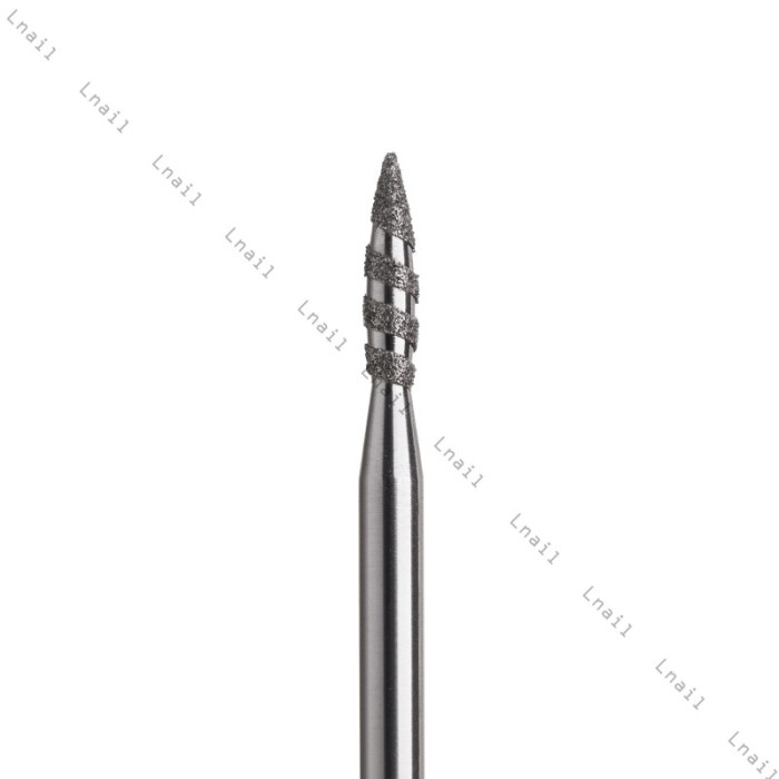 Fresa Diamante Tornado Ø2,1 mm Anillo Azul LT 8,0 mm