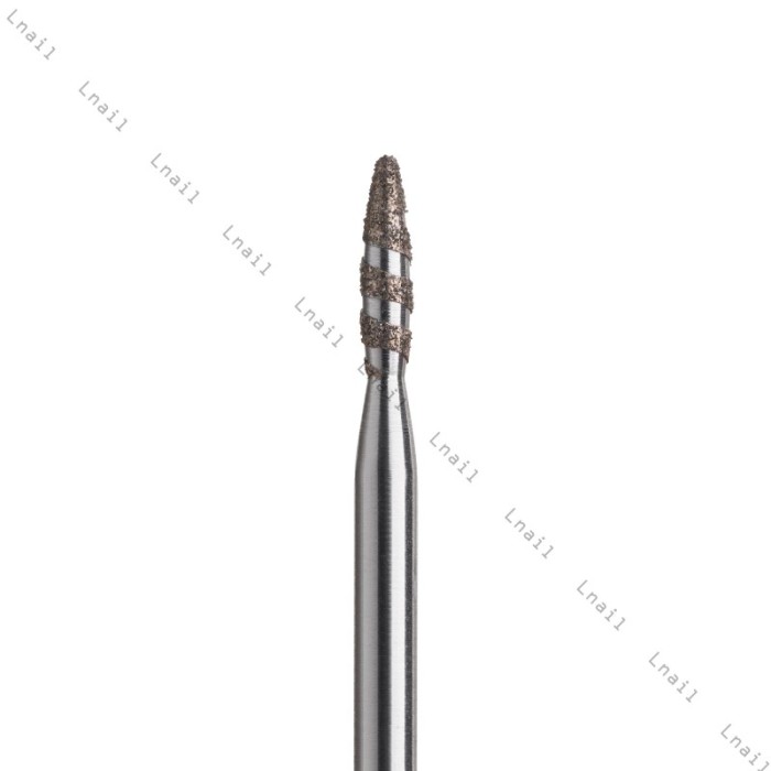 Diamantfräser Tornado Ø2,1 mm Blauer Ring AL 8,0 mm