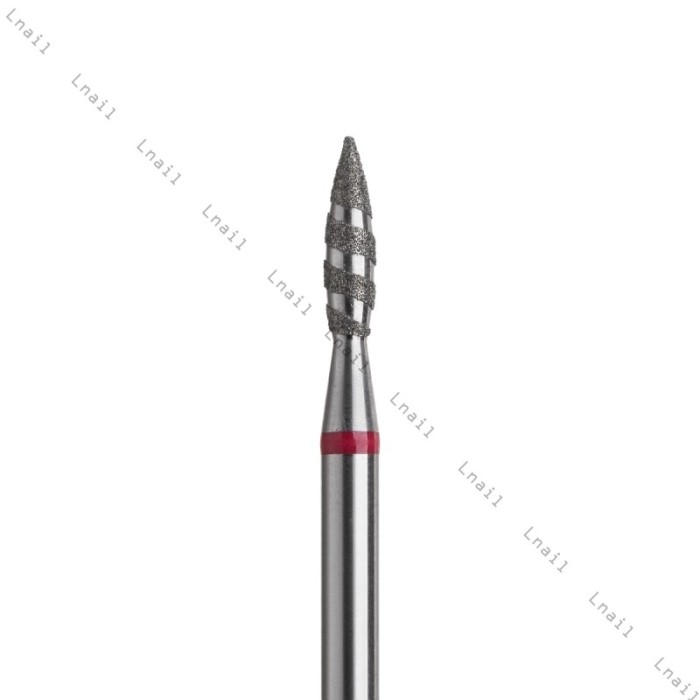 Алмазная фреза Tornado Ø2,1 мм красная раб. длина 8,0 мм