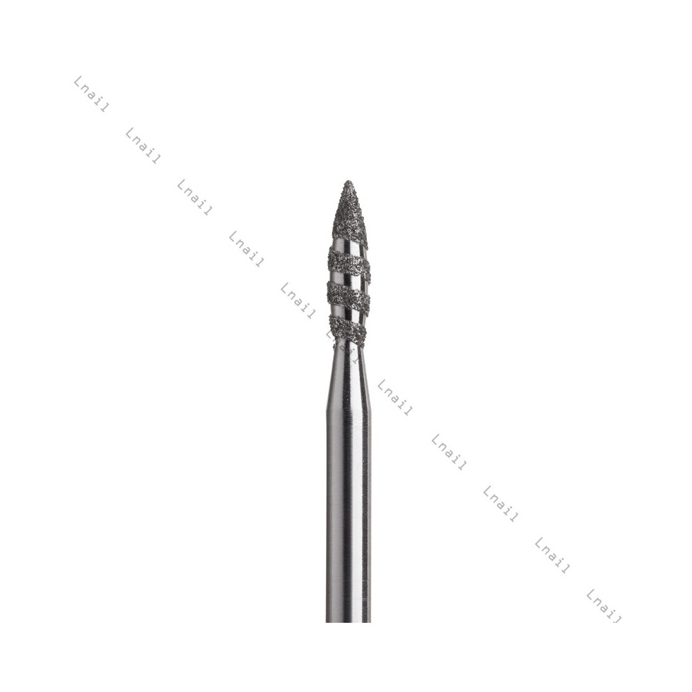 Fresa Diamante Tornado Ø2,3 mm Anillo Azul LT 8,0 mm