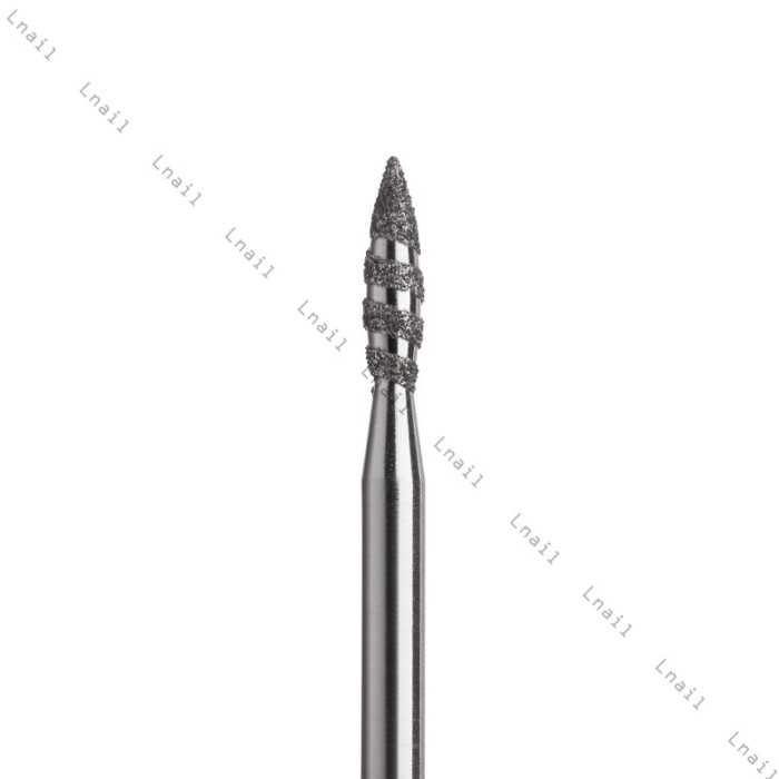 Fresa Diamante Tornado Ø2,3 mm Anello Blu LL 8,0 mm