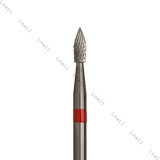 Hartmetall Flamme 2,3 mm Fein Kreuzverzahnung AL 5,5 mm