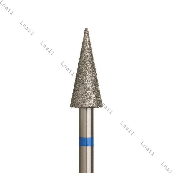 Diamond Bit Needle Ø5.0 mm Blue Ring WL 12.0 mm