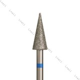 Diamantfräser Nadel Ø5,0 mm Blauer Ring AL 12,0 mm