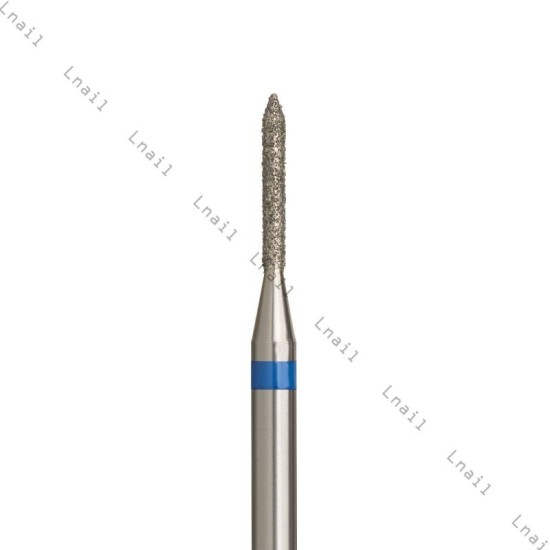 Fresa Diamante Cilindro Ø1,2 mm Anello Blu LL 8,0 mm