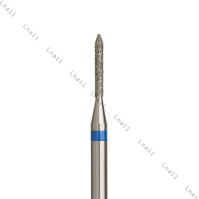 Diamond Bit Cylinder Ø1.2 mm Blue Ring WL 8.0 mm