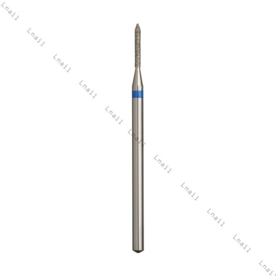 Diamantfräser Zylinder Ø1,2 mm Blauer Ring AL 8,0 mm