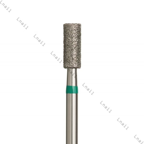Diamantfräser Zylinder Ø3,3 mm Grüner Ring AL 8,0 mm