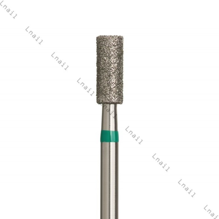 Fresa Diamante Cilindro Ø3,3 mm Anello Verde LL 8,0 mm