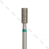 Fresa Diamante Cilindro Ø3,3 mm Anello Verde LL 8,0 mm