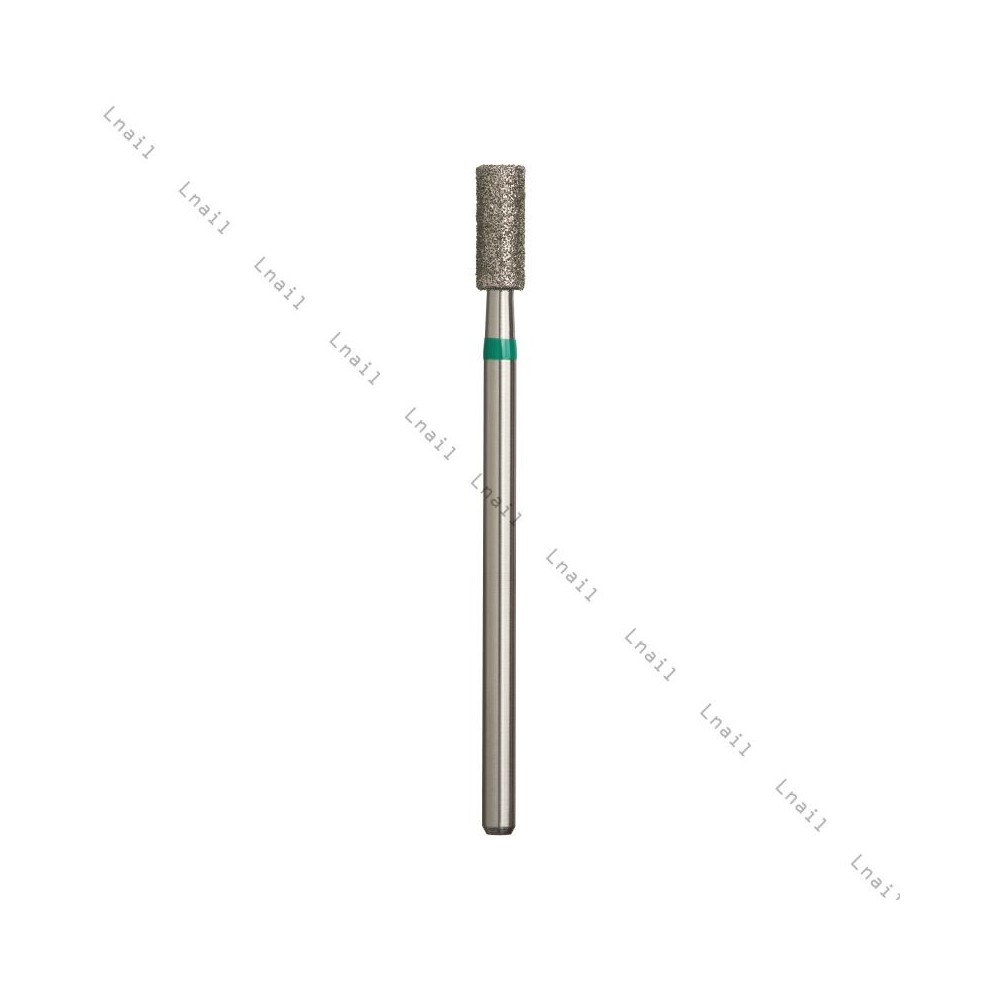 Fresa Diamante Cilindro Ø3,3 mm Anello Verde LL 8,0 mm