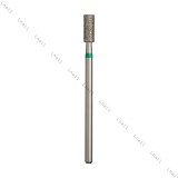 Fresa Diamante Cilindro Ø3,3 mm Anello Verde LL 8,0 mm
