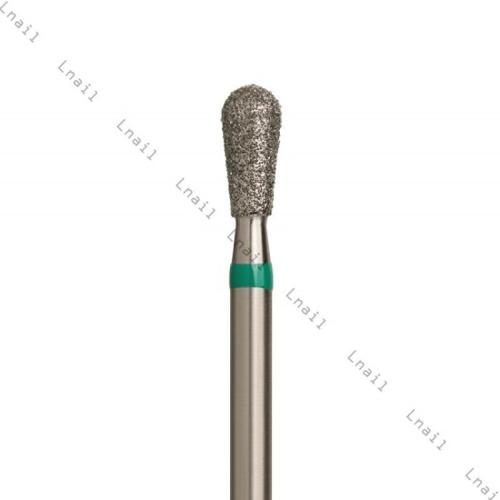 Fresa Diamante Cono Invertito Ø3,3 mm Anello Verde LL 7,0 mm