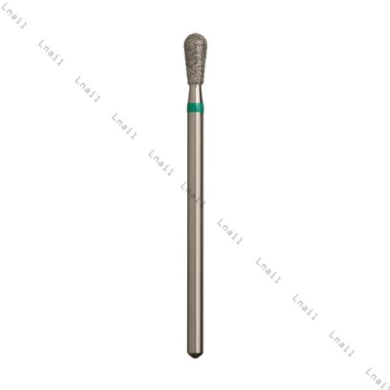 Fresa Diamante Cono Invertido Ø3,3 mm Anillo Verde LT 7,0 mm