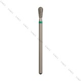 Fresa Diamante Cono Invertido Ø3,3 mm Anillo Verde LT 7,0 mm