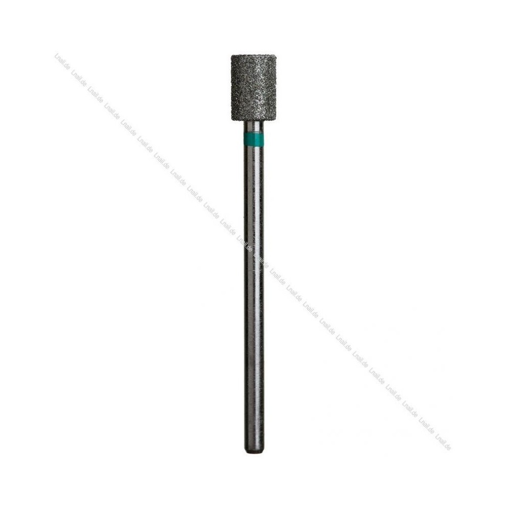 Fresa Diamante Cilindro Ø5,0 mm Anello Verde LL 6,0 mm