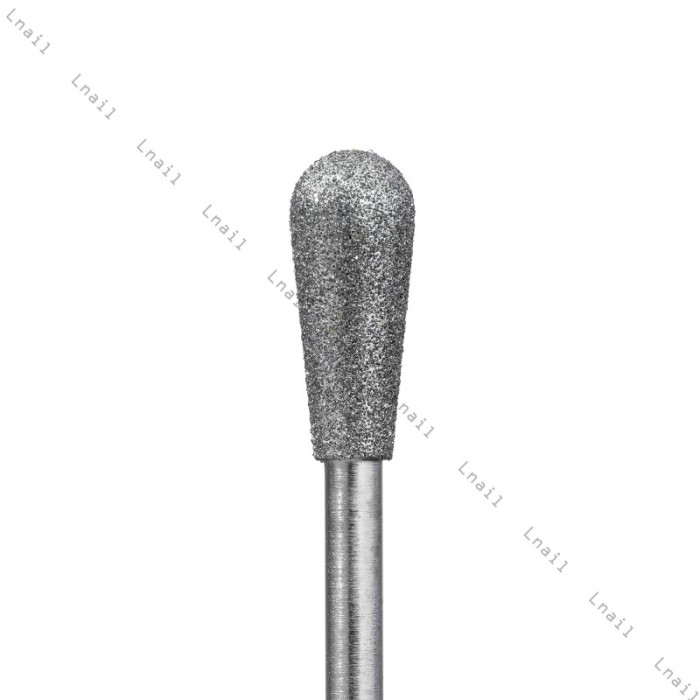 Diamantfräser Umgekehrter Konus Ø5,0 mm Blauer Ring AL 12,0 mm