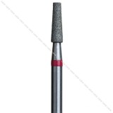 Fresa Diamante Cono Ø2,3 mm Anillo Rojo LT 8,0 mm