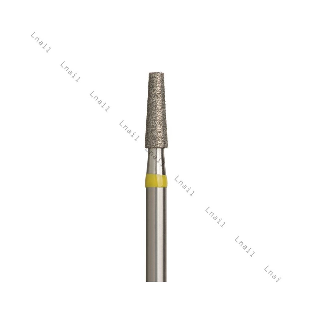 Fresa Diamante Cono Ø2,3 mm Anello Giallo LL 8,0 mm