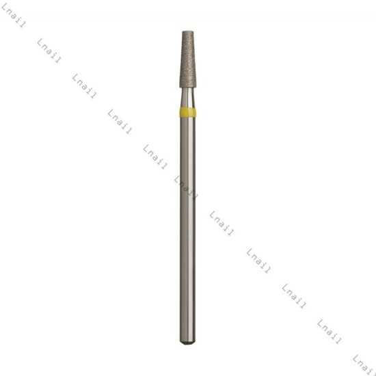 Fresa Diamante Cono Ø2,3 mm Anello Giallo LL 8,0 mm