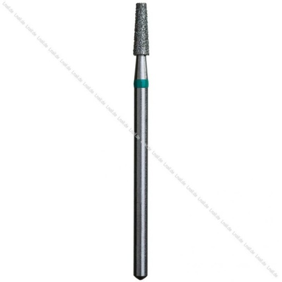 Diamond Bit Cone Ø2.5 mm Green Ring WL 8.0 mm