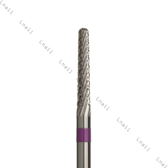 Carbide Bit Cone 2.3mm Violet Cross Cut WL 14.0mm