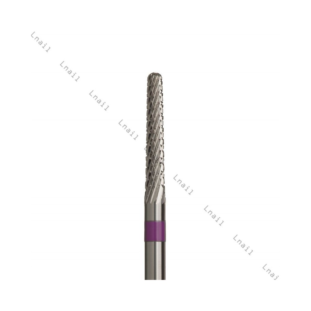 Carbide Bit Cone 2.3mm Violet Cross Cut WL 14.0mm