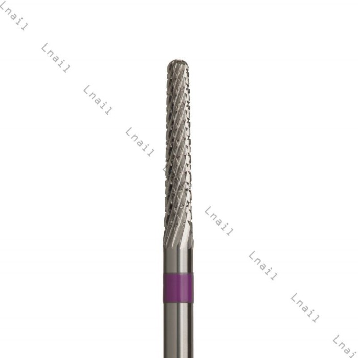 Fresa Cono 2.3mm Viola Taglio Incrociato LL 14.0mm
