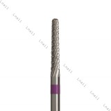 Carbide Bit Cone 2.3mm Violet Cross Cut WL 14.0mm