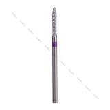 Carbide Bit Cone 2.3mm Violet Cross Cut WL 14.0mm