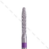 Fresa Cono 2.3mm Viola Taglio Incrociato LL 14.0mm