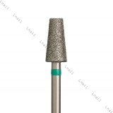 Fresa Diamante Cono Ø5,0 mm Anillo Verde LT 10,0 mm