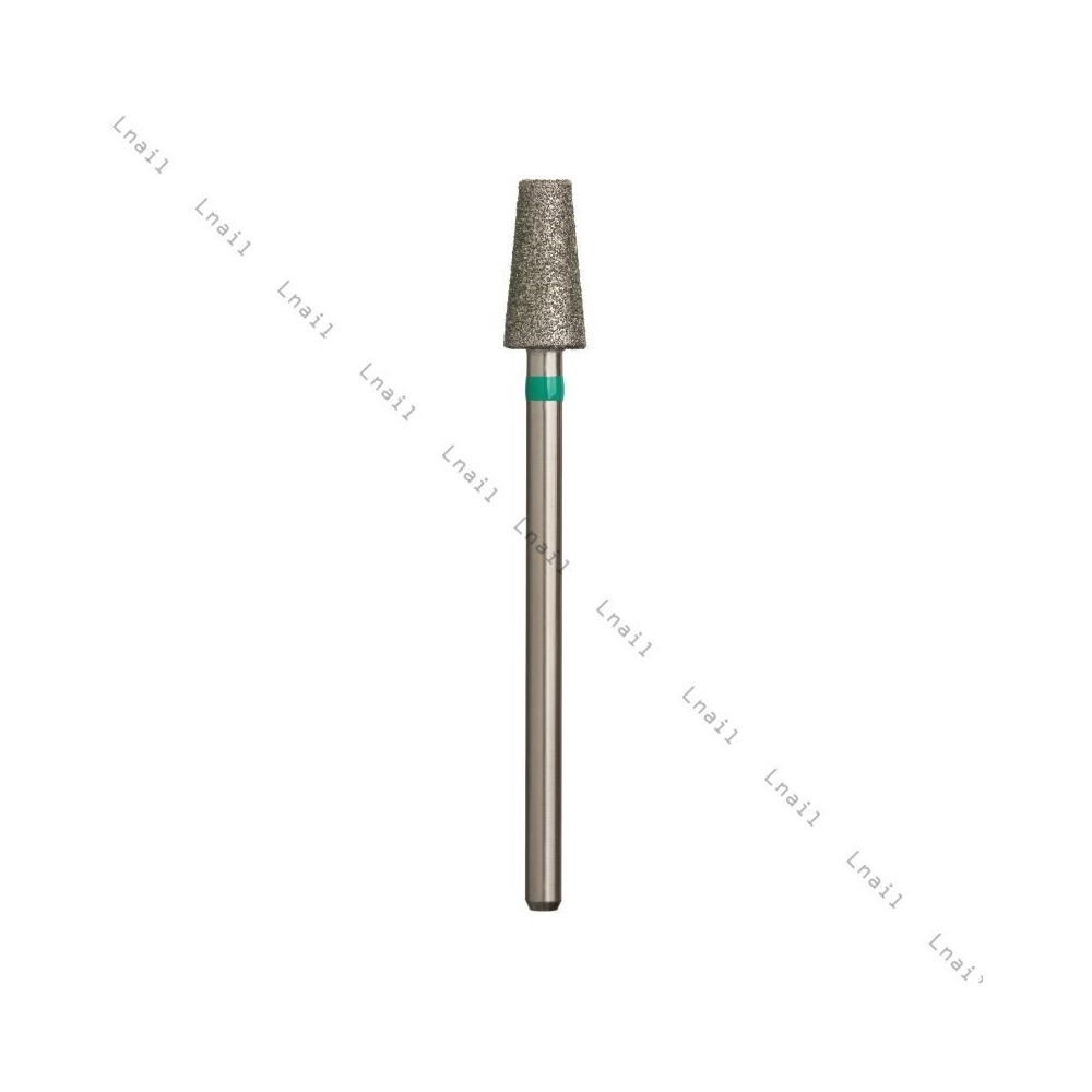 Fresa Diamante Cono Ø5,0 mm Anello Verde LL 10,0 mm