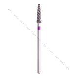 Carbide Bit Cone 4.0mm Violet Cross Cut WL 14.0mm